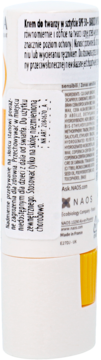 Bok białego sztyftu Bioderma Photoderm Stick SPF 50+, widoczne polskie instrukcje i skład na etykiecie.