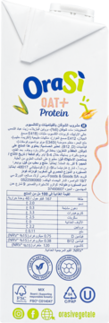 ORASI ,napój owsiany z proteinami,prawa