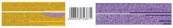 Tył opakowania ultracienkich podpasek Bella for Teens Energy normal/night, żółto-fioletowe, kod kreskowy.