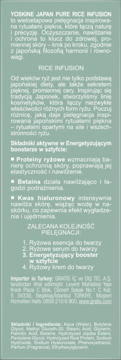YOSKINE Japan Pure Rice Infusion,serum-booster w sztyfcie, energetyzujące,prawa