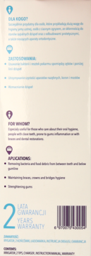 VITAMMY ,akumulatorowy irygator do higieny jamy ustnej,prawa