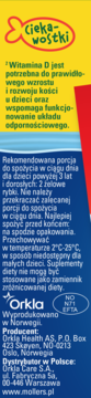 MÖLLER'S Omega-3 Rybki ,żelki o smaku malinowym, suplement diety,prawa
