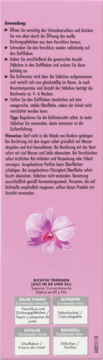 Różowa etykieta patyczków zapachowych Domol Aloha Orchidee, z niemieckimi instrukcjami i grafiką orchidei.