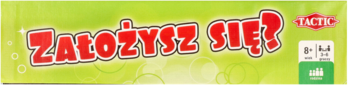 TACTIC Założysz się? ,gra towarzyska, 8+,prawa
