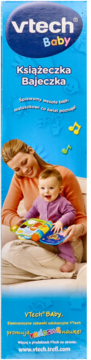 VTech Baby Książeczka Bajeczka, interaktywna zabawka edukacyjna dla maluchów. Mama z dzieckiem i kolorową książką.