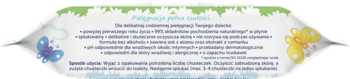 Bobini Kids nawilżany papier toaletowy, biała saszetka z zielonymi listkami, motylkami, aloesem i rumiankiem.