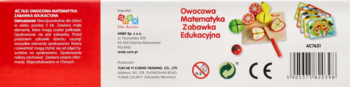 SMILY PLAY ,zabawka rozwijająca, Owocowa Matematyka, 36m+,prawa