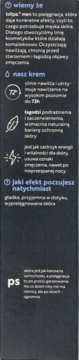 Boczna ścianka opakowania kremu tołpa men, z tekstem opisującym intensywne nawilżenie do 72h i ukojenie skóry.