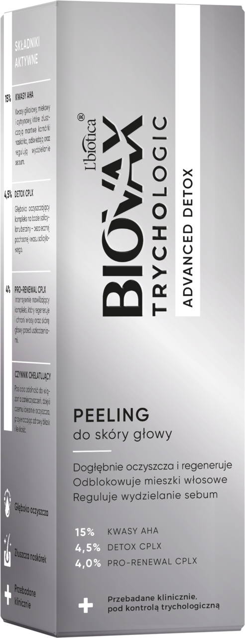 BIOBEAUTY Bio Peeling 5パック L'biotica Biovax Trychologic peeling do skóry głowy, 50 ml