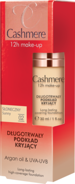 CASHMERE ,długotrwały kryjący podkład do twarzy nr 02 Słoneczny,od-dostawcy