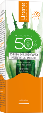 LIRENE ,emulsja do twarzy, ochronna, Aloes, SPF 50,od-dostawcy