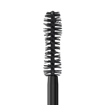 Czarna, gęsta szczoteczka tuszu IsaDora 10 SEC High Impact Volume Mascara, dająca objętość rzęsom.