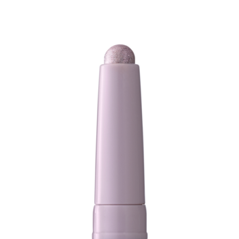Perłowy cień w kredce IsaDora Lavender Vibe, widok z przodu, wysunięta, liliowa, błyszcząca końcówka.