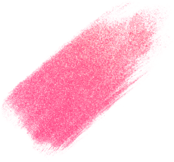 Kremowy róż w sztyfcie NYX Minecraft Cheeky Mob Balm. Rozmazana, różowa próbka koloru na białym tle.