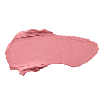 Your Kaya kremowy róż Dusty Rose: jasnoróżowy swatch produktu o miękkiej teksturze, widoczny na czarnym tle.