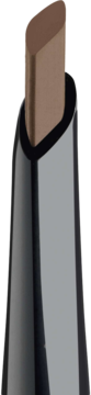 Zbliżenie na brązową końcówkę kredki do brwi ARTDECO Sculpting Brow Styler 02. Precyzyjna, spłaszczona końcówka.