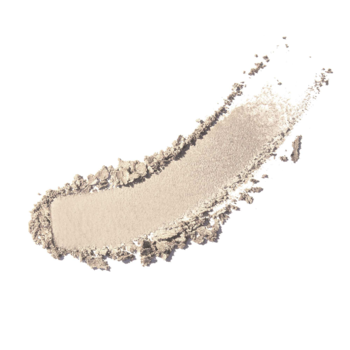ARTDECO Glow Highlighting Powder, jasny beżowy rozświetlacz sypki z perłowym połyskiem, zbliżenie na swatch.