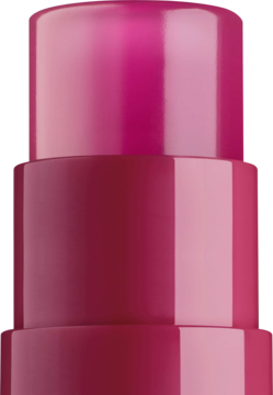 Artdeco Gel.ly Blush Stick Berry, zbliżenie na górną część żelowego różu w sztyfcie, lśniąca nakrętka.