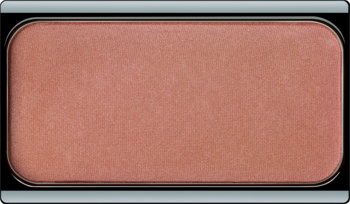Artdeco Brown Orange Blush, wkład, ciepły brązowo-pomarańczowy róż do policzków, gładki, widok z góry.