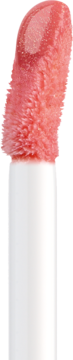 Zbliżenie na aplikator błyszczyka Artdeco Plumping Lip Fluid, odcień Gleaming Rose, różowy, puszysta końcówka.