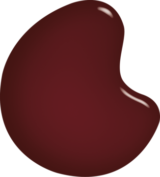 Intensywny, błyszczący lakier Sally Hansen Miracle Gel 480 Wine Stock, ciemnobordowa kropla.