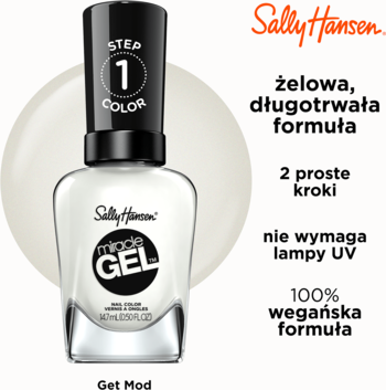 SALLY HANSEN Miracle Gel ,lakier do paznokci, żelowy, nr 450 Get Mod,od-dostawcy