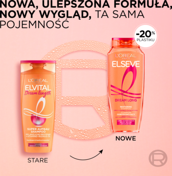 L'ORÉAL PARIS ELSEVE Dream Long ,szampon do włosów, odbudowujący, z keratyną i olejkiem rycynowym, włosy długie i zniszczone,od-dostawcy