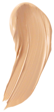 Beżowa, kremowa smuga wegańskiego podkładu Alterra 24H Fresh Make-Up Medium, naturalne wykończenie.