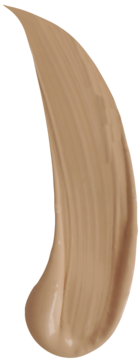 Swatch beżowego podkładu Alterra Nude & Matt Make-up Sand, ukazujący matowe, kremowe wykończenie.