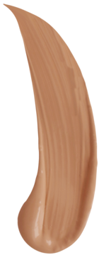 Próbka matującego podkładu Alterra Nude & Matt Toffee, jedwabisty beż z widocznymi smugami.
