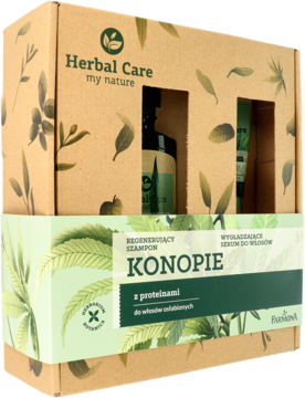 FARMONA HERBAL CARE ,szampon regnerujący, serum do włosów wygładzające,od-dostawcy
