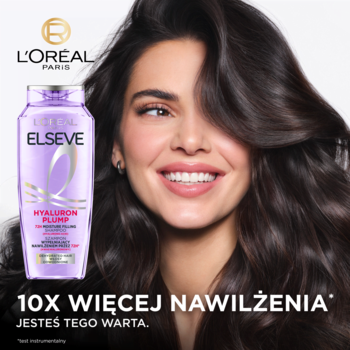 L'ORÉAL PARIS ELSEVE Hyaluron Plump ,szampon do włosów, wypełniający nawilżeniem, 72H, Kwas Hialuronowy, włosy odwodnione,od-dostawcy