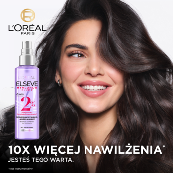 L'ORÉAL PARIS ELSEVE Hyaluron Plump ,serum do włosów, nawilżająco-wypełniające, 2% Kwas Hialuronowy, bez spłukiwania, włosy odwodnione,od-dostawcy