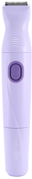 Fioletowa elektryczna maszynka Wilkinson Sword Intuition 4w1 Perfect Finish Multizone Styler, widok z przodu.