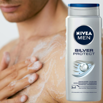 NIVEA MEN Silver Protect ,żel pod prysznic dla mężczyzn, 3w1,kompozycja-1