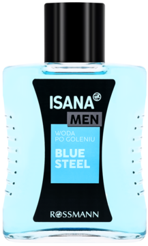 ISANA MEN ,woda po goleniu, dla mężczyzn, Blue Steel,kompozycja-1
