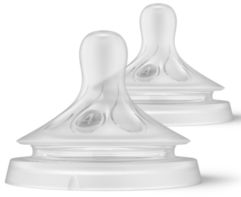 PHILIPS AVENT Natural ,smoczek do butelki responsywnej, 3m+, z przepływem 4,kompozycja-1