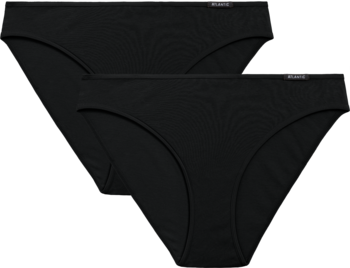 ATLANTIC ,majtki damskie bikini czarne rozm. XL,kompozycja-1