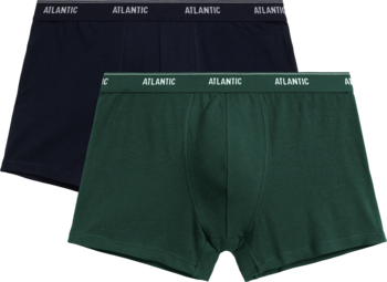 ATLANTIC ,szorty męskie granatowo-szmaragdowe rozm. XL,kompozycja-1