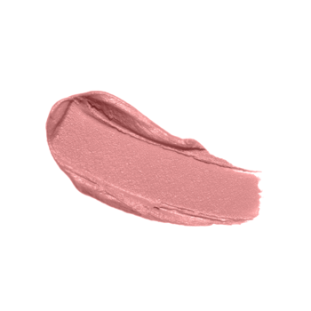 Kremowa smuga różowej szminki do ust AA Wings of Color Creamy Care #04 Frozen Pink, błyszczące wykończenie.