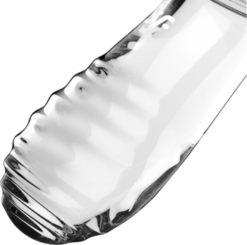 SATISFYER Double Crystal ,dildo szklane, podwójne, bezbarwne,kompozycja-1