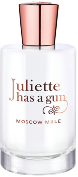Juliette Has A Gun Moscow Mule, woda perfumowana w przezroczystej butelce z miedzianym korkiem, widok z przodu.