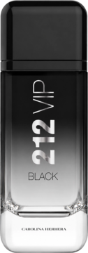 Carolina Herrera 212 VIP Black woda perfumowana męska, czarno-przezroczysty flakon z pionowym napisem 212 VIP.