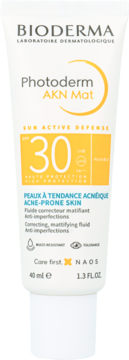 BIODERMA Photoderm AKN Mat,fluid matujący SPF30, skóra skłonna do trądziku,kompozycja-1