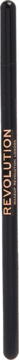 Brązowy eyeliner Revolution Awesome Felt&Kohl w czarnej tubie z widocznymi złotymi napisami, ujęcie pionowe.