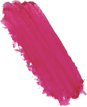 Swatch pomadki Alterra Touch of Colour Wild Hibiscus. Aksamitny, diagonalny ślad intensywnego różowego koloru.