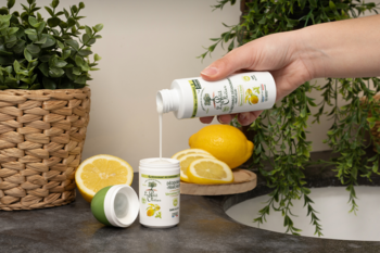LE PETIT OLIVIER ,dezodorant w formacie Eco-refill Werbena z Cytryną,kompozycja-1