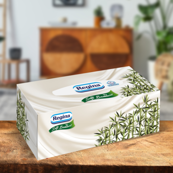 REGINA Soft Bamboo ,chusteczki higieniczne, 4-warstwowe,kompozycja-1