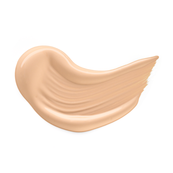 Kremowa smuga nawilżającego korektora Essence Skin Lovin' Sensitive 05 Fair na białym tle. Jasny odcień dla cery wrażliwej.