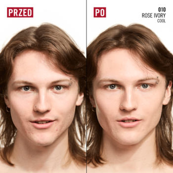 RIMMEL Kind & Free Glow It Up,podkład do twarzy, nr 010 Rose Ivory,kompozycja-1